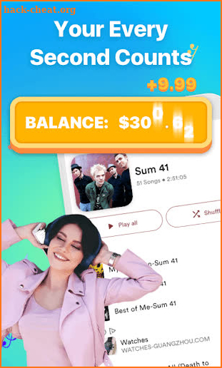 Lucky Music - FREE Listen music & Earn money screenshot