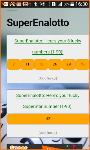 Lucky Numbers Generator: Biggest Lottery Jackpots screenshot