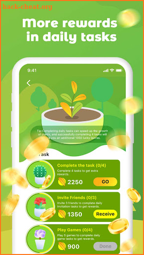 Lucky Plants-Earn coins screenshot