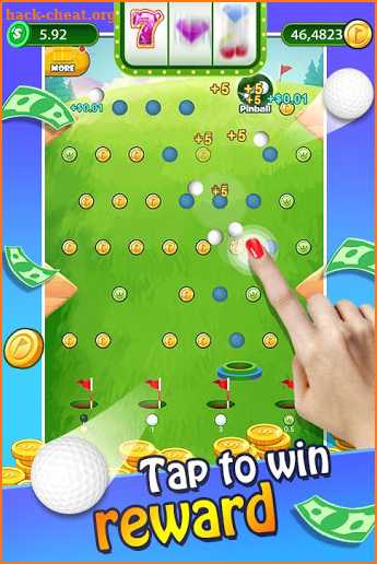 Lucky plinko master - Play golf, Big win screenshot