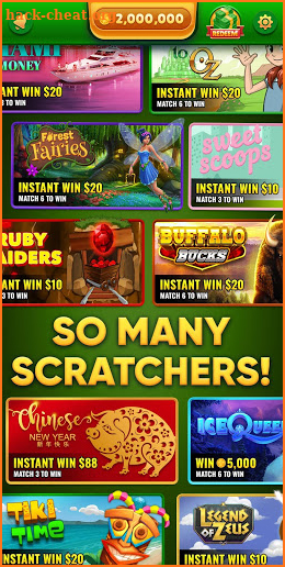 Lucky Scratch WIN REAL MONEY- it's your LUCKY DAY screenshot