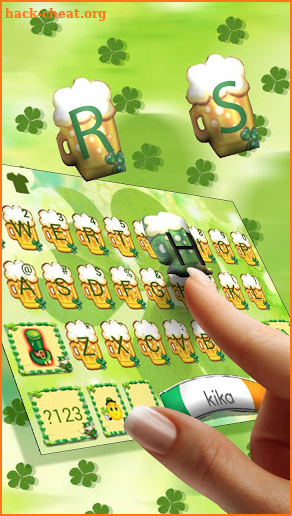 Lucky St Patrick Keyboard Theme screenshot
