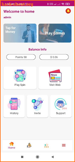 Lucky Up - PlayGame,Watch,Visit,Web Earn Money screenshot