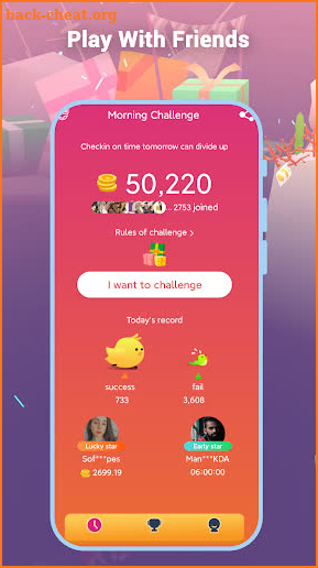 Lucky Us - Morning challenge & Earn gifts screenshot