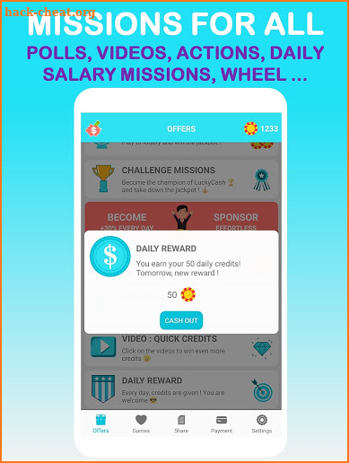 LuckyCash - Win real money and coupons ! screenshot