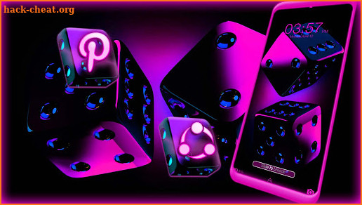 Ludo Pink Dice 3D Launcher Theme screenshot