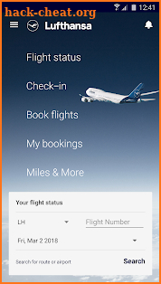 Lufthansa screenshot