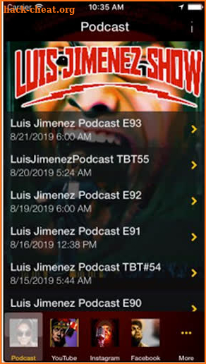 Luis Jimenez Show screenshot