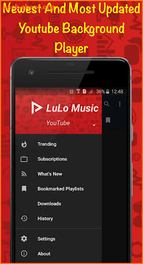 LuLo-Tube Player : Free Music Popup Youtube Player screenshot