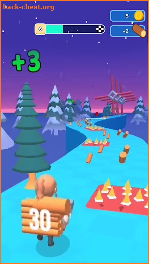 Lumberjack Run 3D screenshot