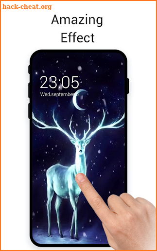 Luminous Deer Live Wallpaper screenshot