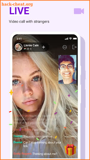 Lumix - video chat online screenshot