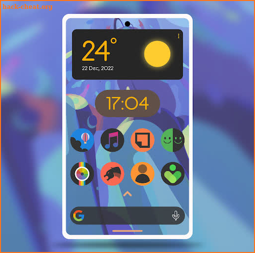 Lumos Dark - Rounded Icon Pack screenshot