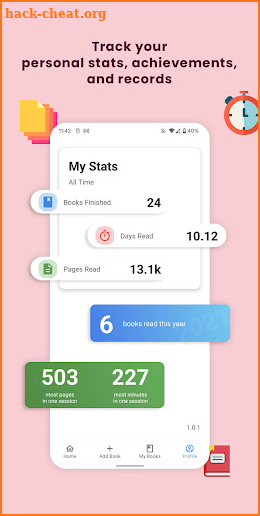 Luna - Book & Reading Tracker screenshot