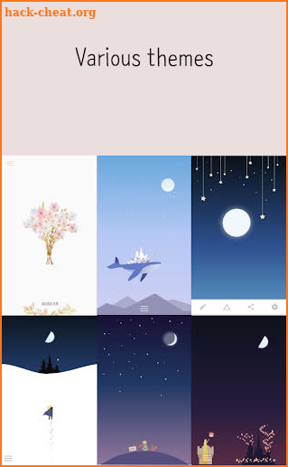 Luna diary - journal on the moon screenshot