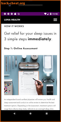 Luna - Home Sleep Study for Sleep Apnea screenshot