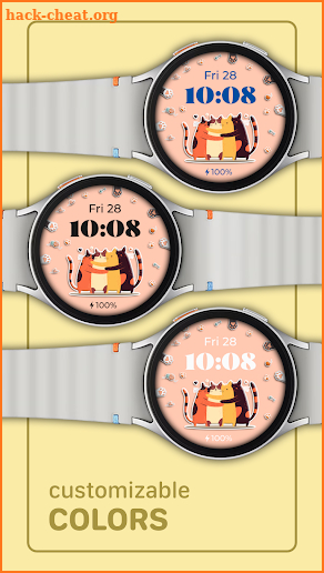 Luna1 Lovely Cats Watch Face screenshot