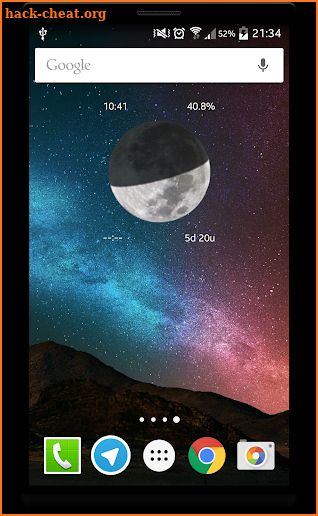 Lunafaqt sun and moon info screenshot