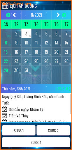 Lunar Calendar screenshot