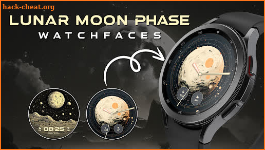 Lunar Moon Phase Watch Faces screenshot