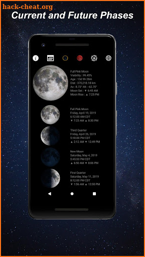 Lunar Phase - Moon Phases Calendar screenshot