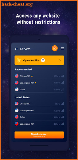 Lunar VPN free: unlimited proxy, secure connection screenshot