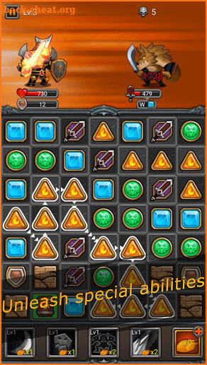 Lunch Knight Puzzle Adventure-Endless Blade screenshot