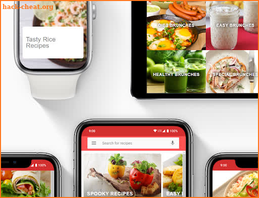 Lunch recipes for free app: Lunch recipes offline screenshot