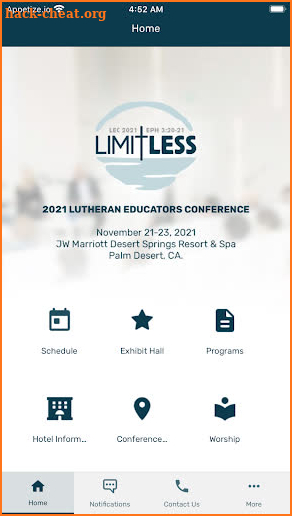 Lutheran Educators Conference screenshot