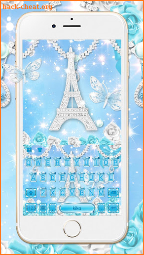 Lux Butterfly Tower diamond Keyboard - Lux Theme screenshot