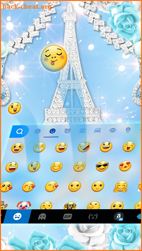 Lux Butterfly Tower diamond Keyboard - Lux Theme screenshot