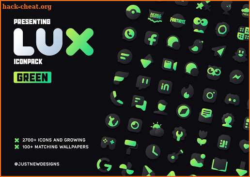 Lux Green Icon Pack screenshot