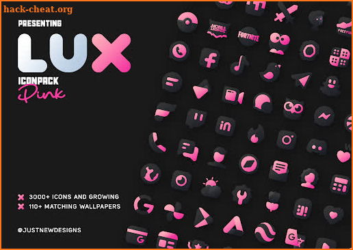 LuX Pink IconPack screenshot