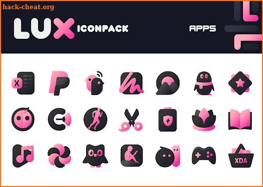 LuX Pink IconPack screenshot