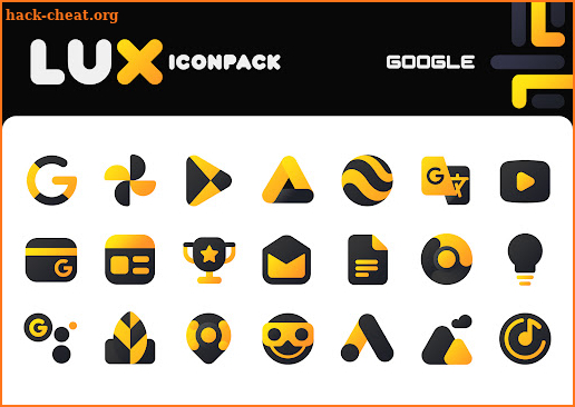 LuX Yellow IconPack screenshot