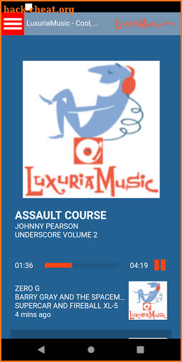 LuxuriaMusic screenshot