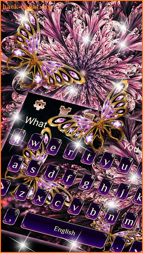 Luxurious Flower Keyboard screenshot