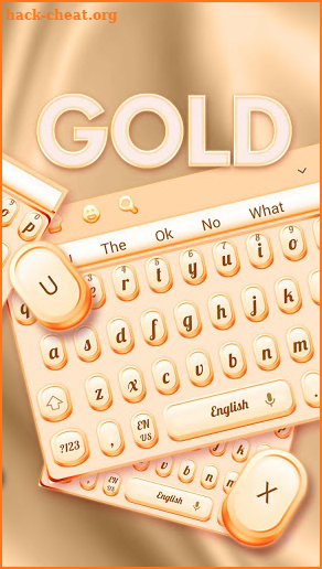 Luxurious Gold Keyboard screenshot