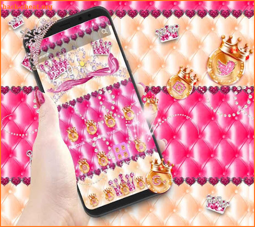 Luxury Diamond Crown Theme screenshot