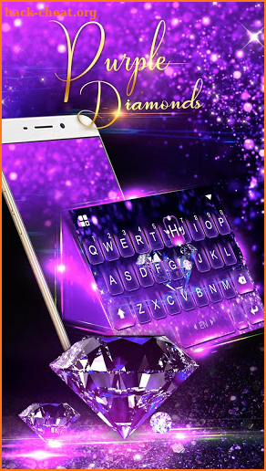 Luxury Diamond keyboard - 3D Live screenshot