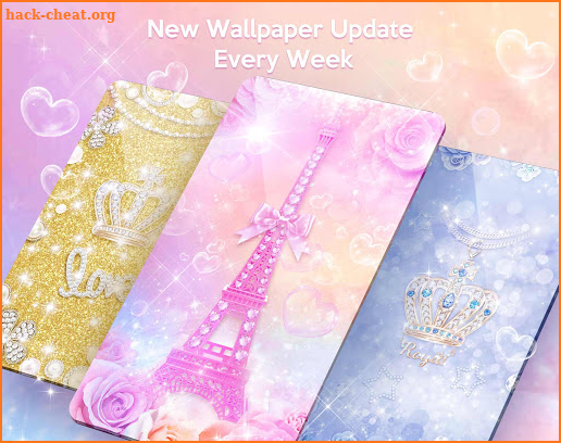 Luxury Diamond Live Wallpaper & Launcher Themes screenshot