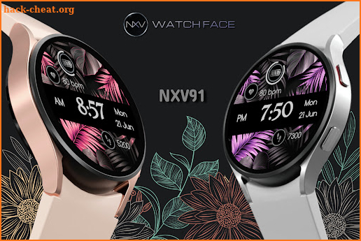 Luxury Elegant Watchface NXV91 screenshot