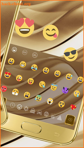 Luxury Gold Keyboard screenshot