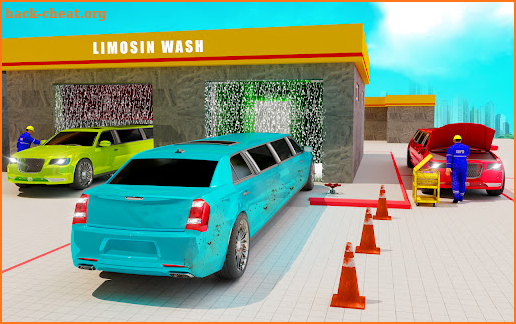 Luxury Limo Car Wash Games screenshot