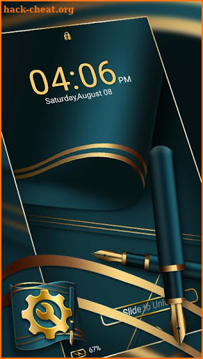 Luxury Pen Launcher Theme screenshot