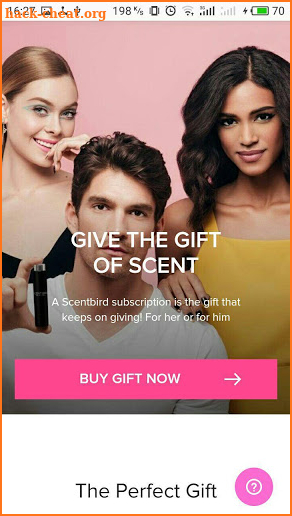 Luxury scent box screenshot
