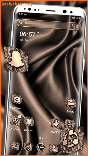 Luxury Silk Launcher Themes screenshot