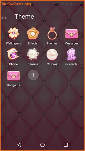 Luxury Theme - Pink Diamond Wallpaper & Icons screenshot