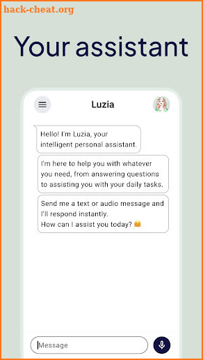 Luzia: Your AI Assistant screenshot