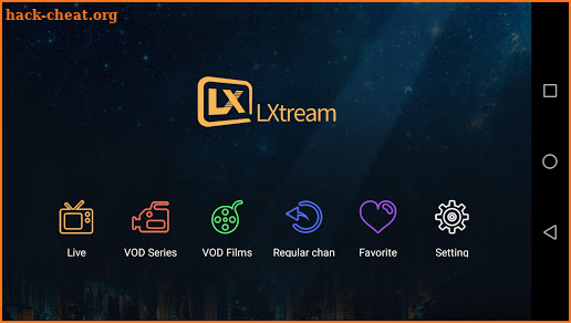 Lxtream Player screenshot